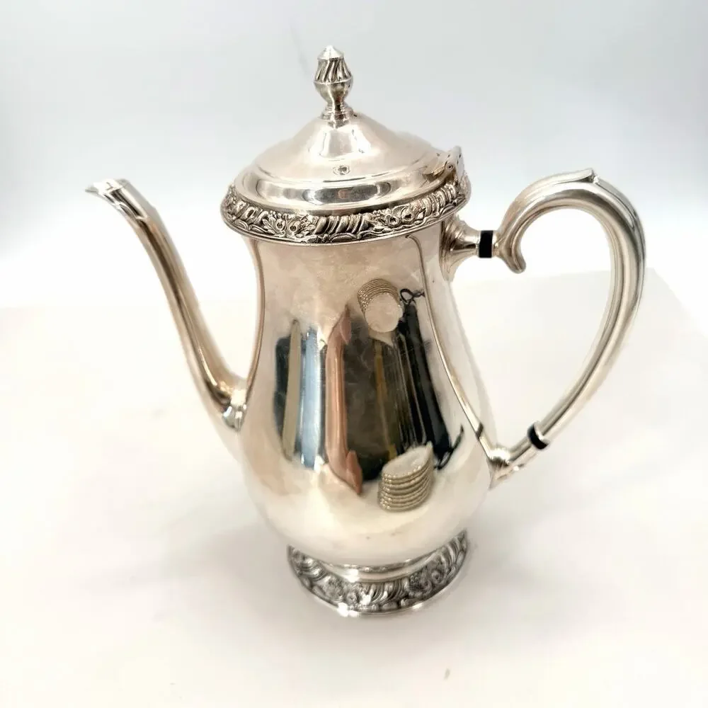 Vintage Oneida Victorian Henley Community Silverplate Teapot / Coffee Pot 10